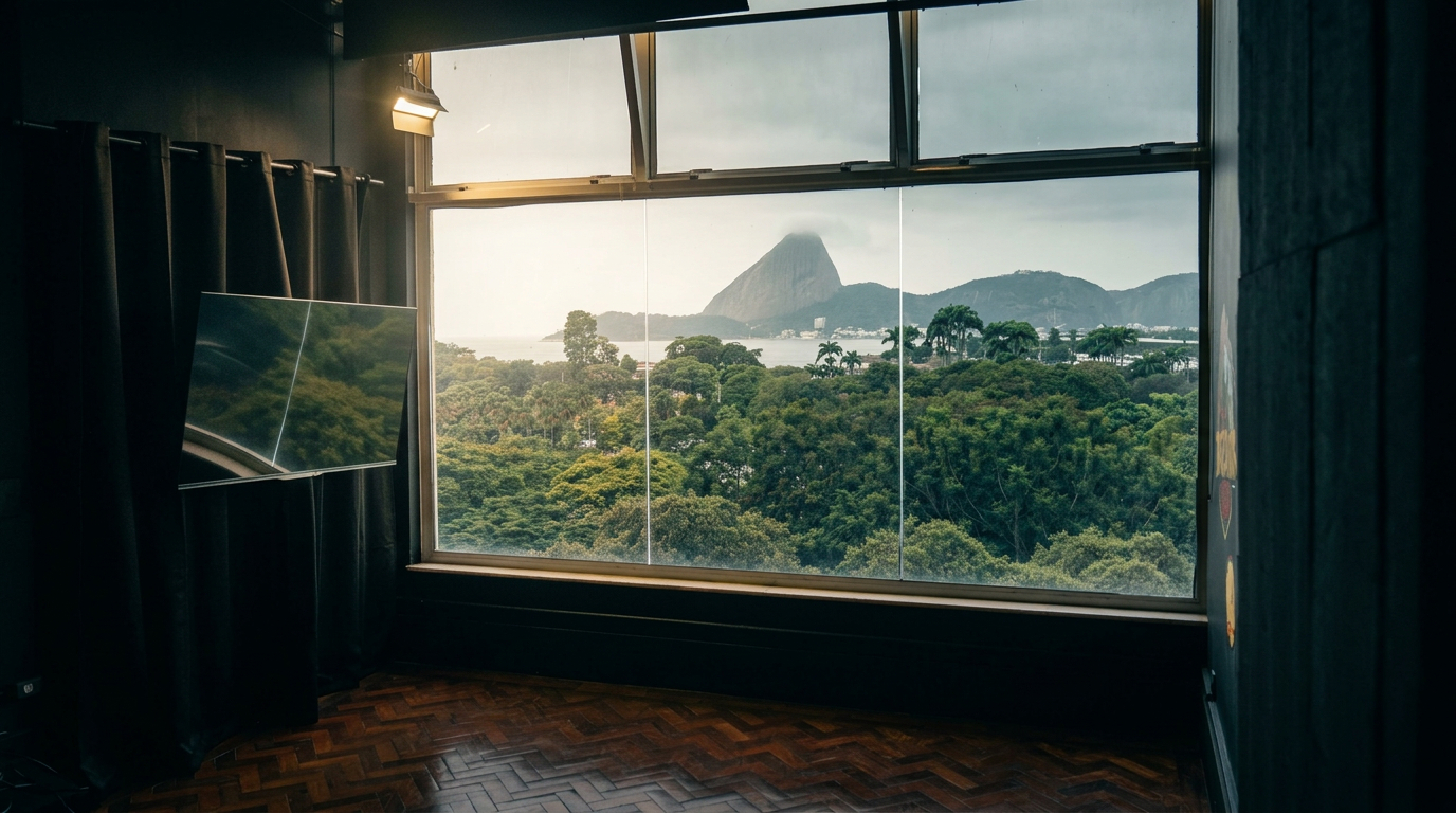 Estúdio Faro com vista para o Pão de Açúcar